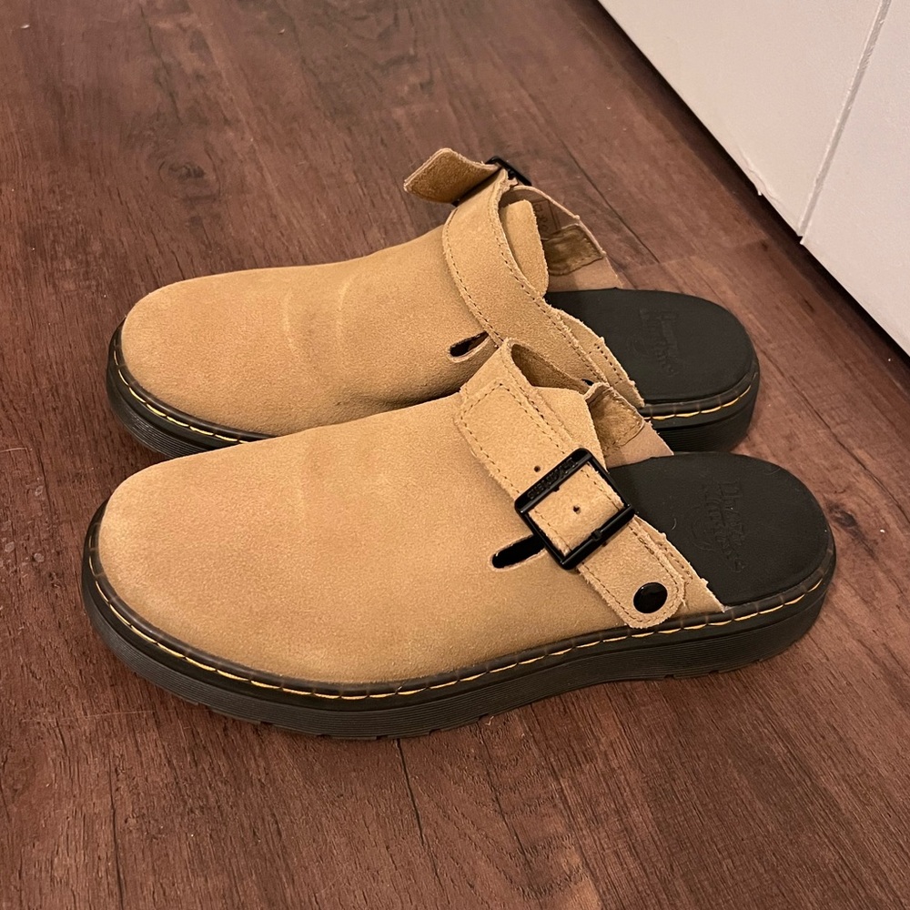 Doc Martens Carlson Slingback Mules Tan W9 M8